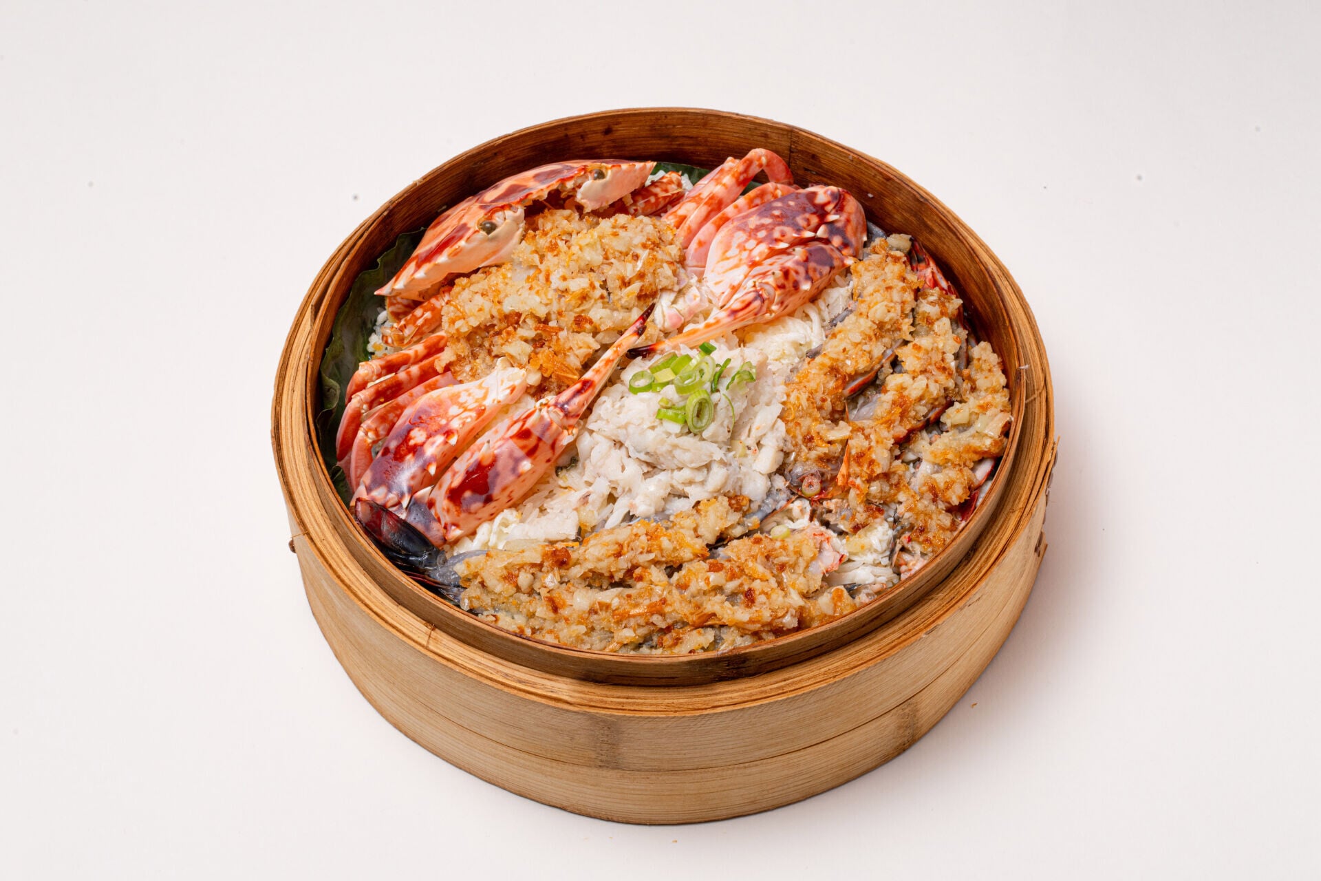荷葉籠仔魚蝦蟹蒸飯