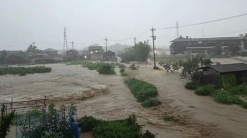 日本石川縣豪雨