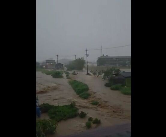 日本石川縣豪雨