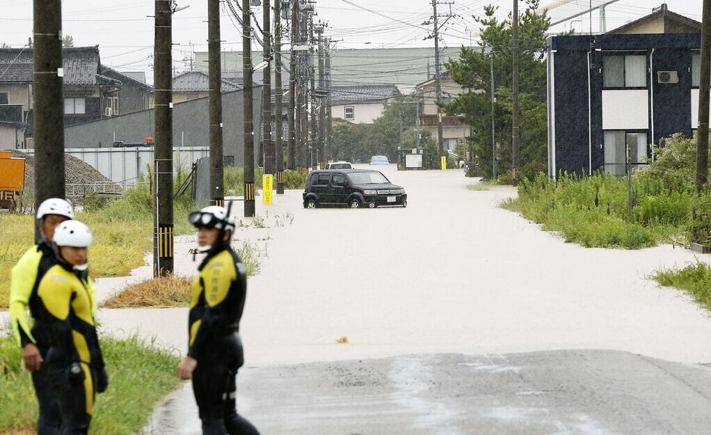 日本石川縣豪雨
