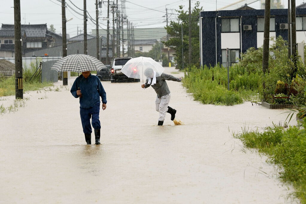 日本石川縣豪雨