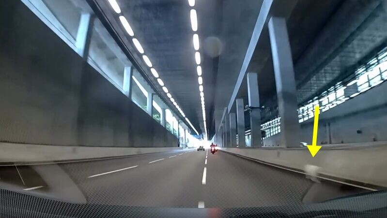 有狗跑入中環灣仔繞道。(Threads/kahoscar)