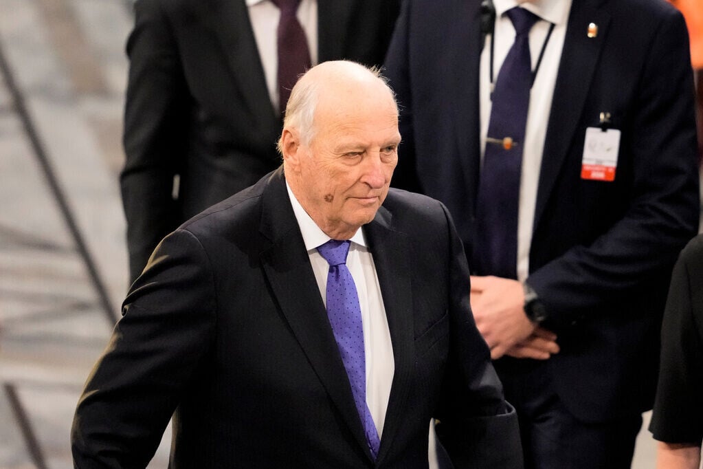 挪威王室周五(28日)表示,國王哈拉爾五世(King Harald V)病逝,終年89歲。(AP)