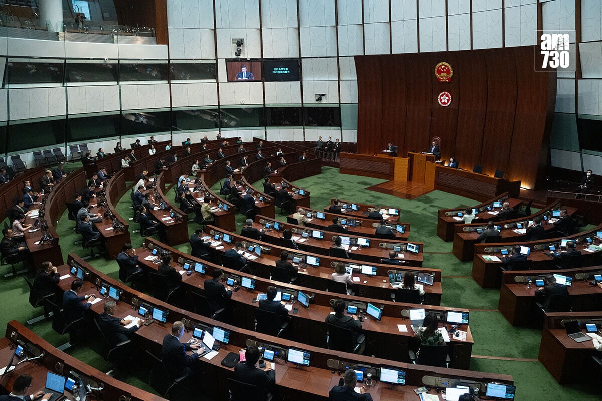 行政長官會到立法會發表《施政報告》。(資料圖片/蘇文傑攝)