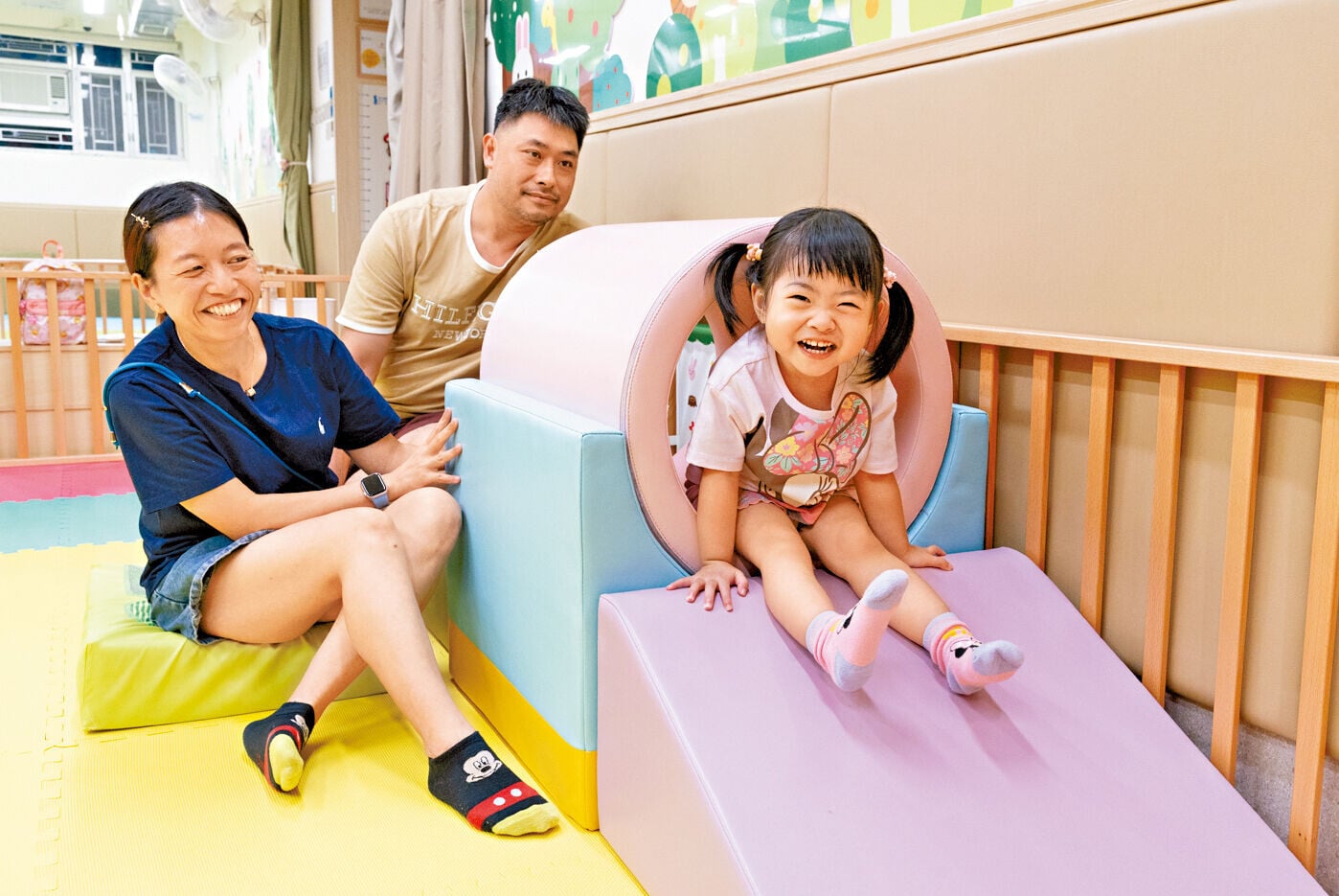 林太形容愛幼坊如「第二個家」。(蘇文傑攝)