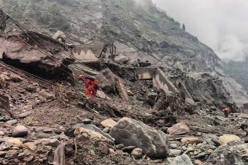 西藏尼泊爾泥石流|內地方面搜救工作持續進行(AP)