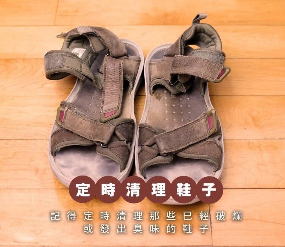 鞋櫃除臭方法|記得定時清理那些已經破爛或發出臭味的鞋子