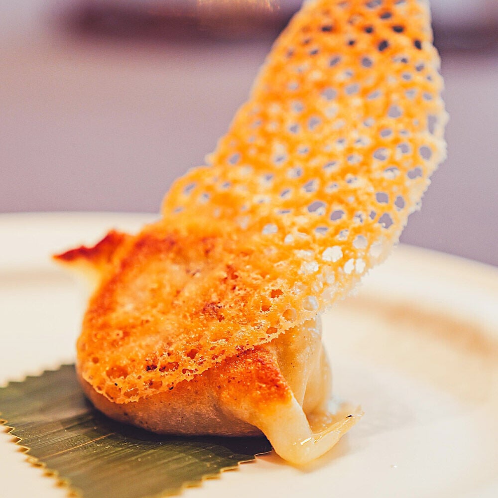 鮸魚海蝦煎餃