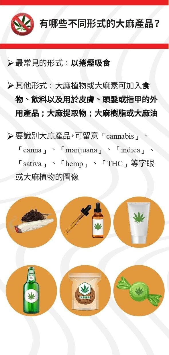 毒品大麻|有哪些不同形式的大麻毒品?(禁毒處)