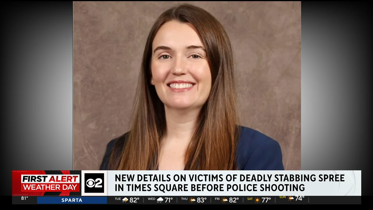 Woman who died in Times Square stabbing identified as N.J. resident 1 0 screenshot