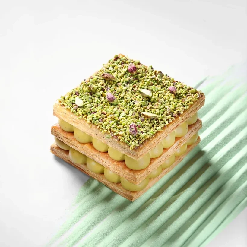 Mille Feuille Pistachio square1