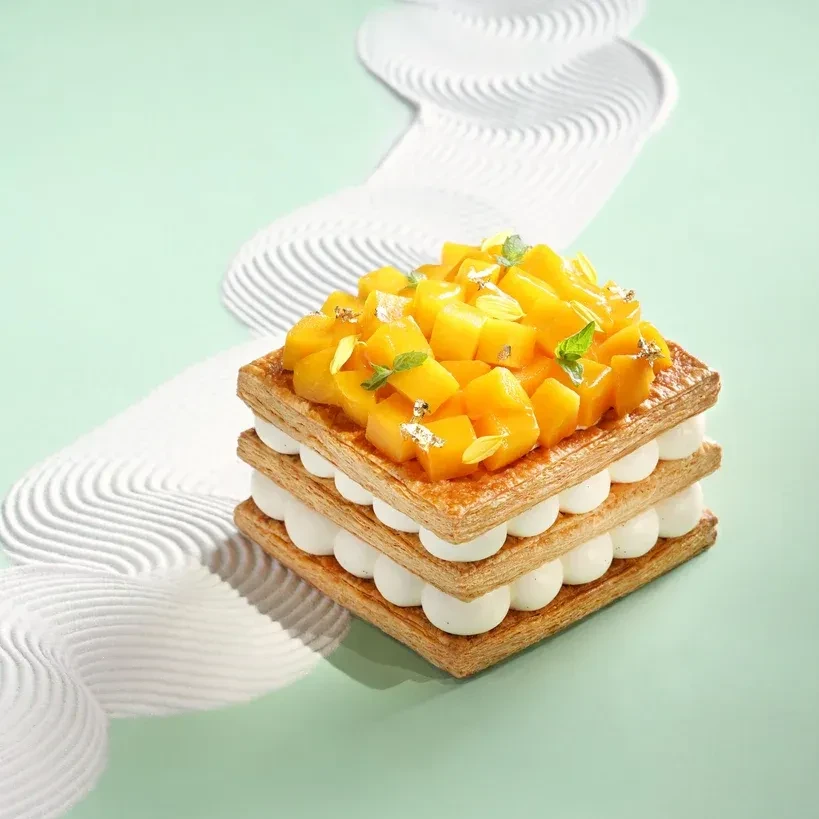 Mille Feuille Mango square