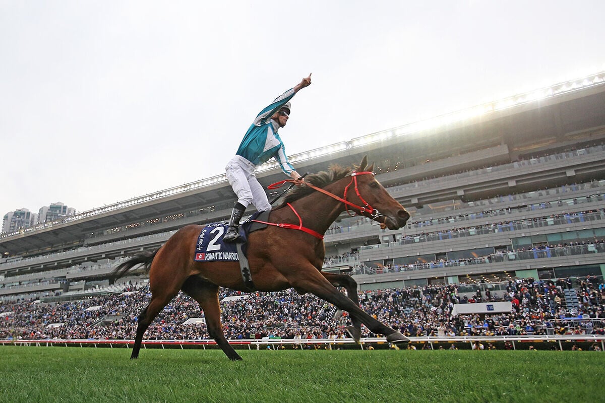 香港賽馬會宣布,馬王「浪漫勇士」因傷退役。(資料圖片/馬會圖片)