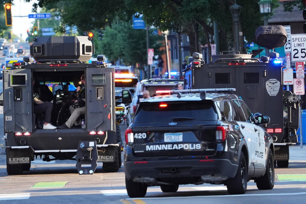 美國明尼蘇達爆槍擊案,3名警員受傷(AP)