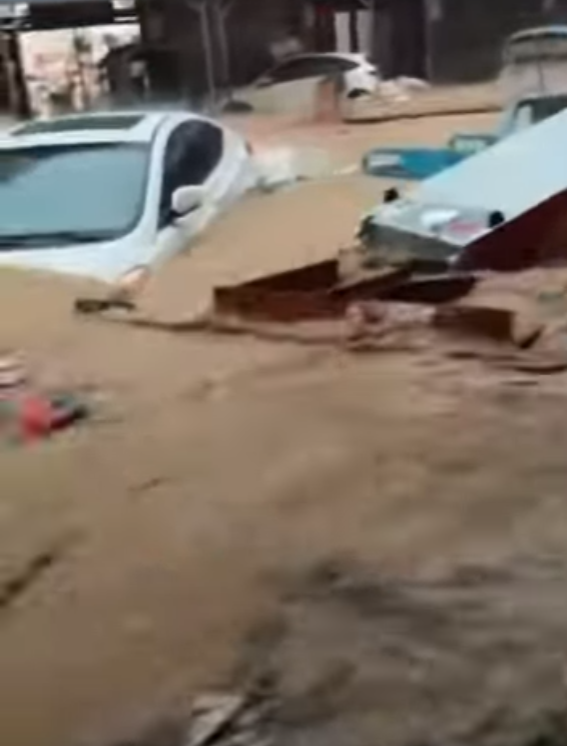 颱風「沙德爾」復活第三次登陸福建 多處暴雨遭水淹街道變河流(有片)