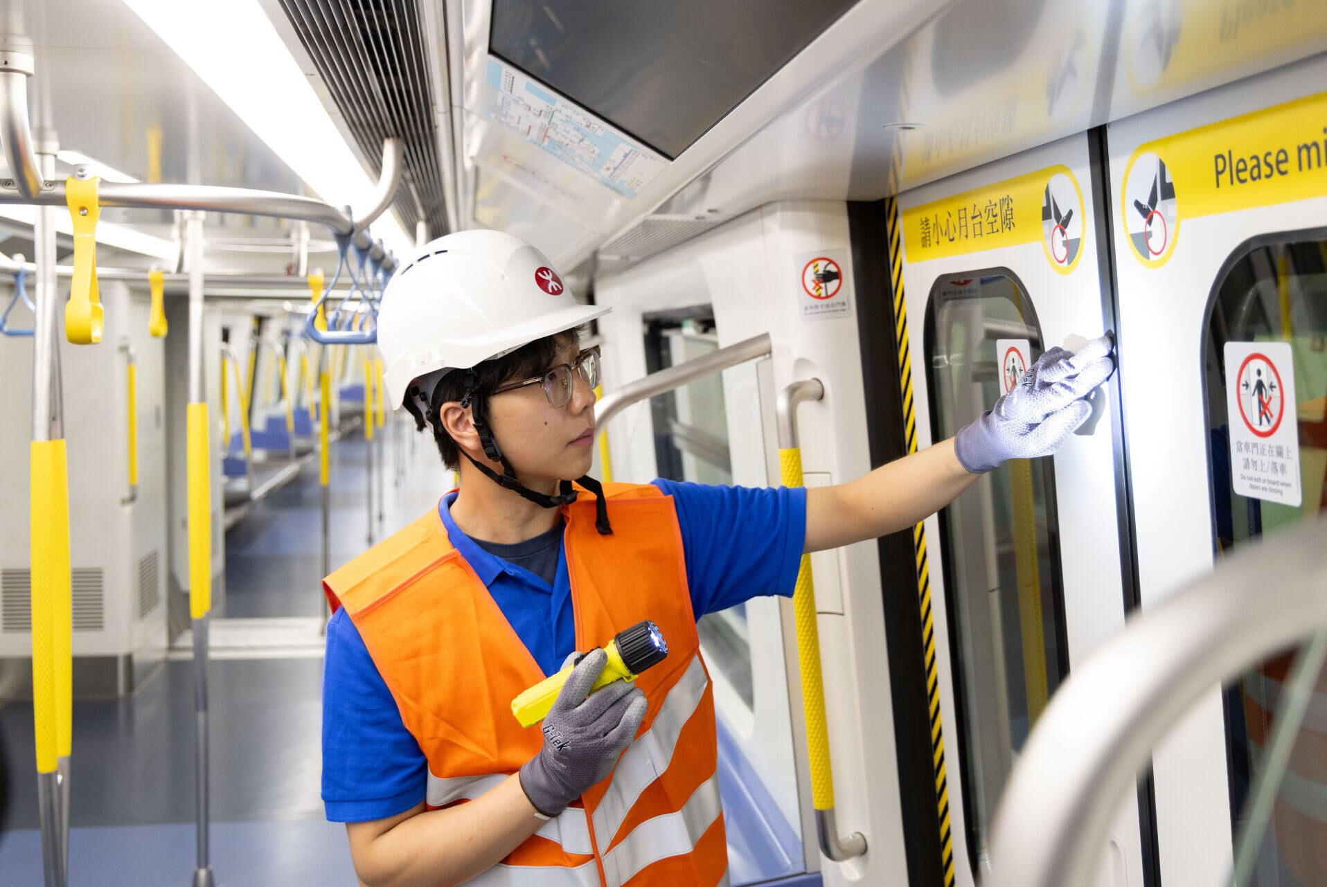 「軌道車輛技術」項目選手鄧光大正全力備戰。(VTC提供)