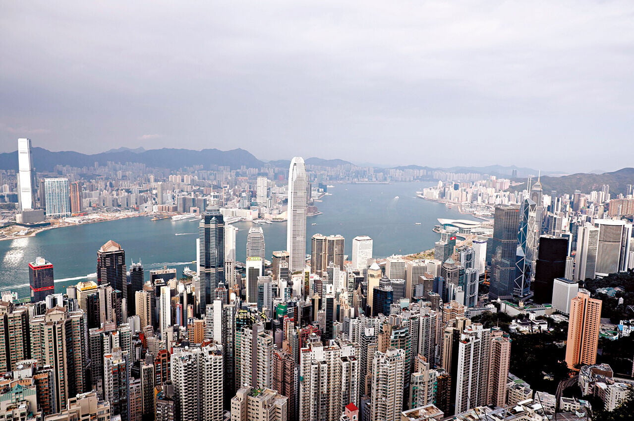 香港私營企業經營情況自5月以來首次轉差。(中通社)