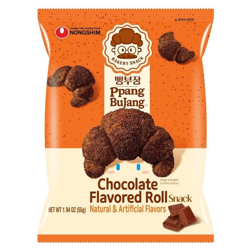 PPang BuJang Chocolate Flavored Roll Snack