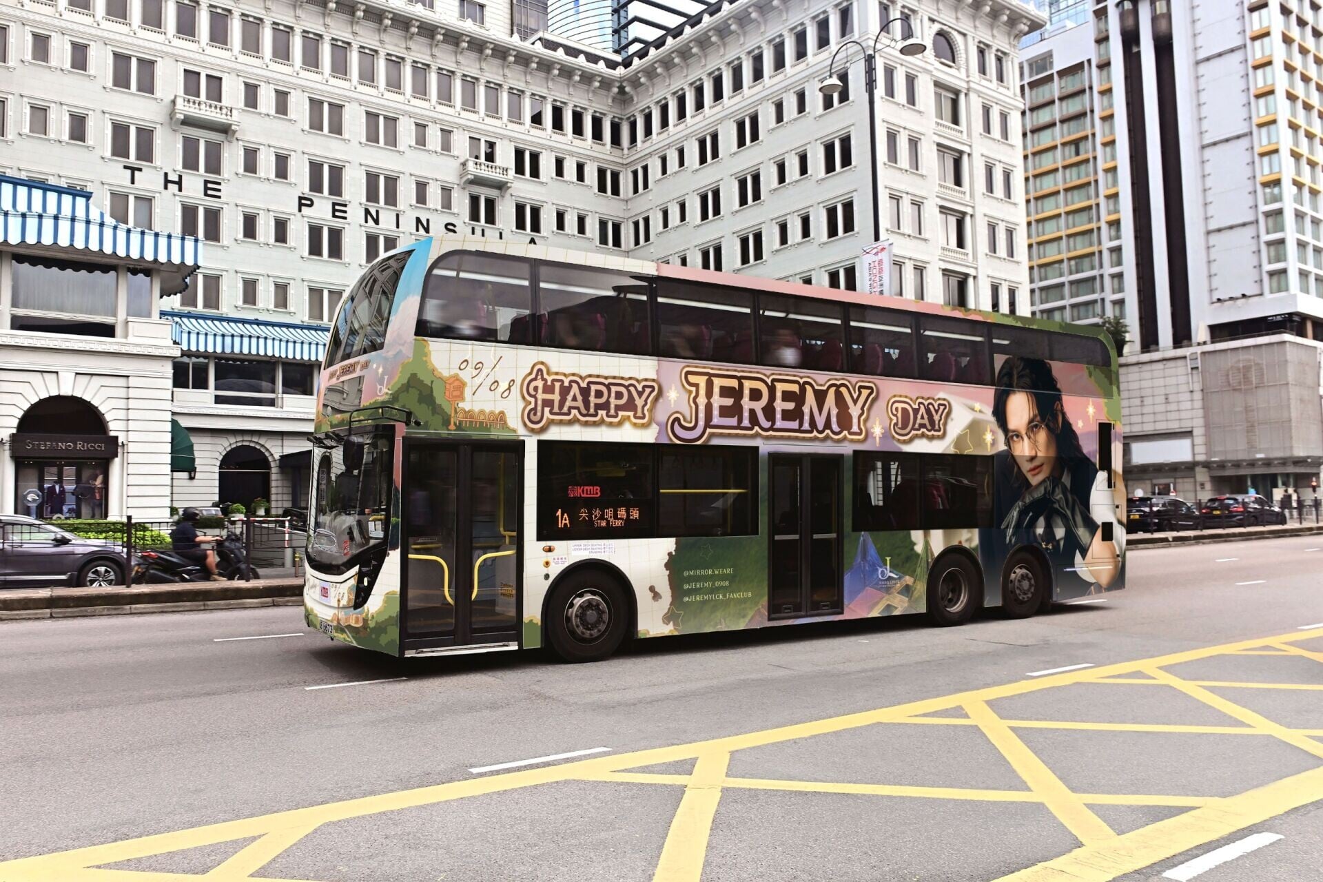 Jeremy 生日應援巴士01