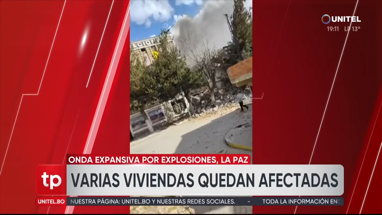 Difunden imágenes del momento exacto de las explosiones en un cuartel de Viacha 0 38 screenshot