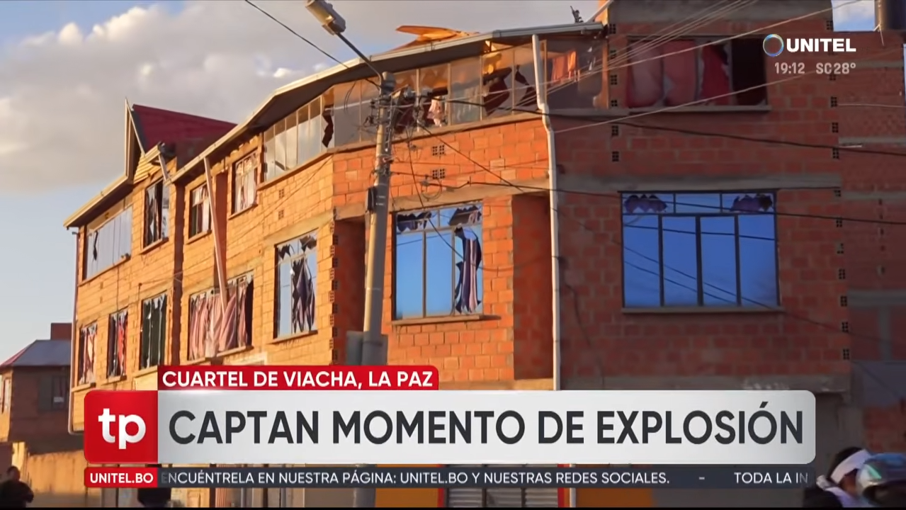 Difunden imágenes del momento exacto de las explosiones en un cuartel de Viacha 1 13 screenshot