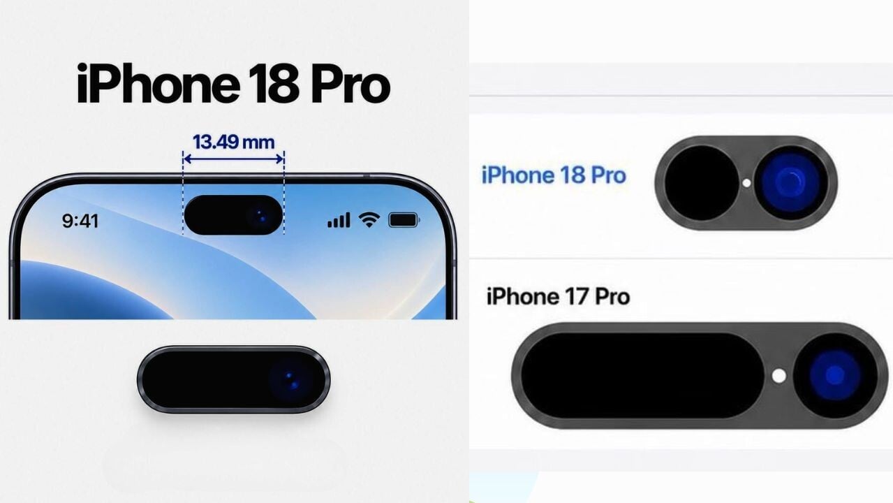 iPhone 18 Pro動態島傳收窄至13.49mm 9月10日揭曉