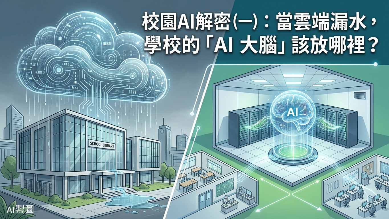 校園AI解密一當雲端漏水，學校的「AI 大腦」該放哪裡？