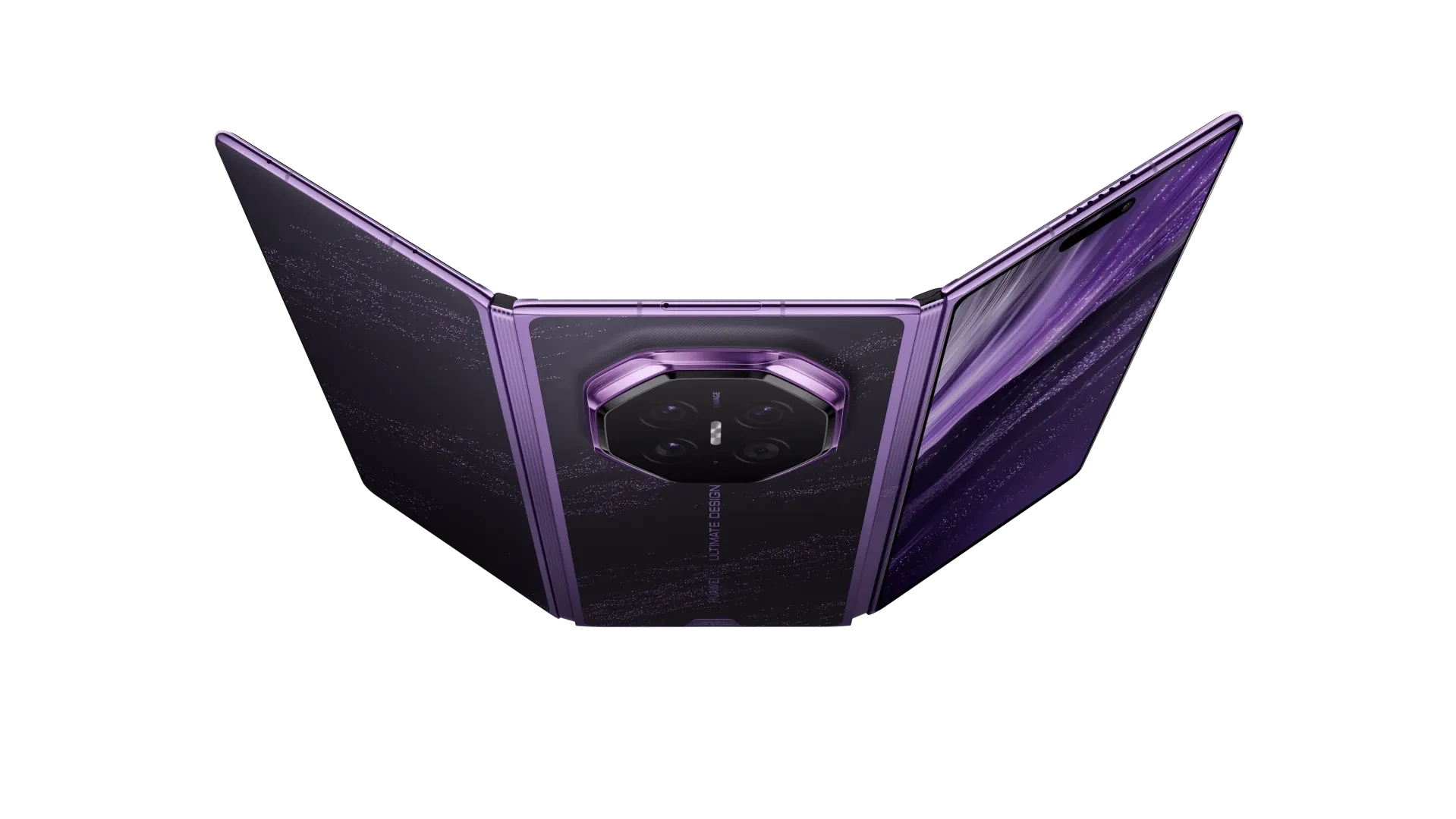 HUAWEI Mate XT 2採用展翼方式摺疊。