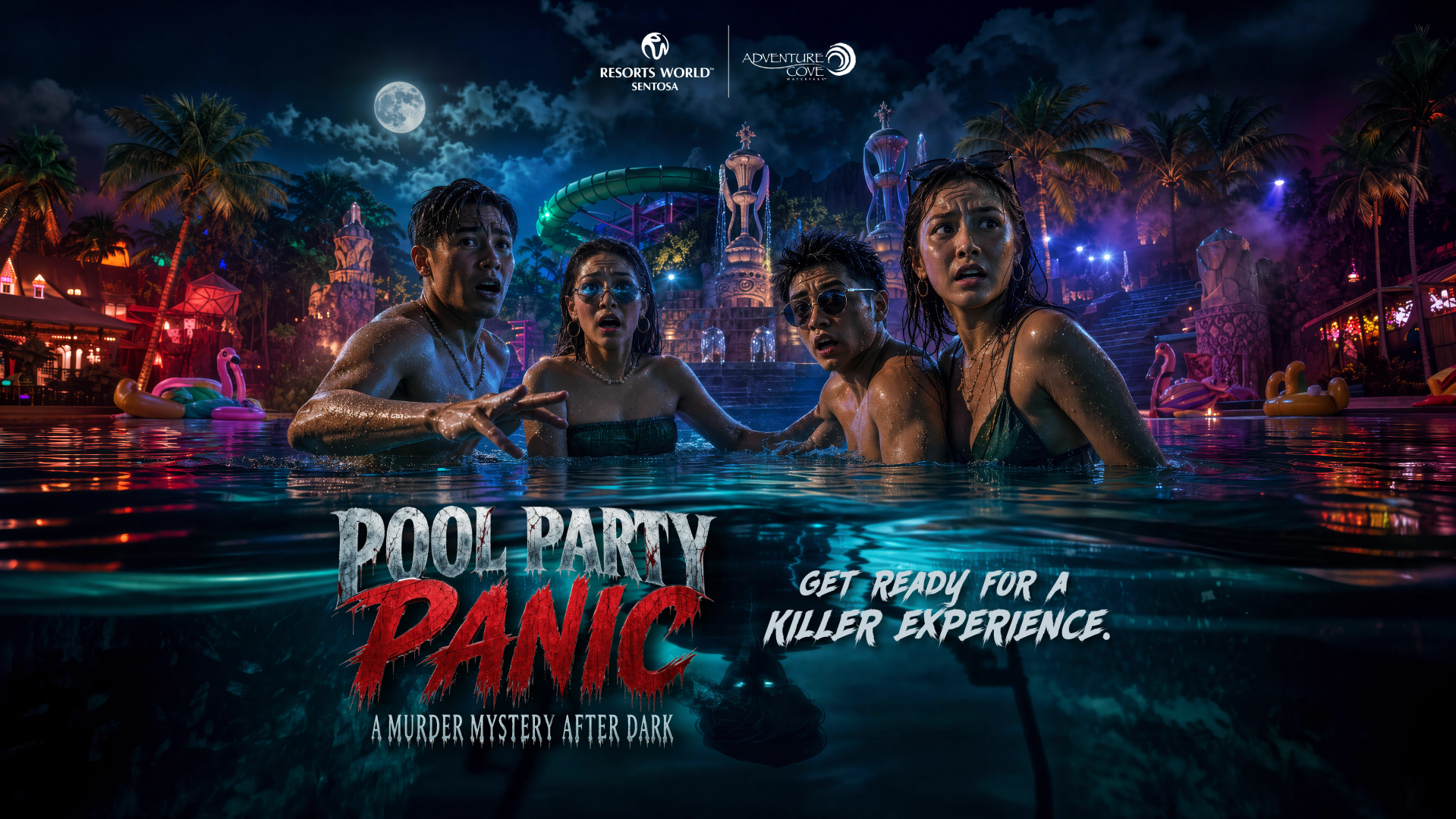Pool Party Panic at Adventure Cove Waterpark