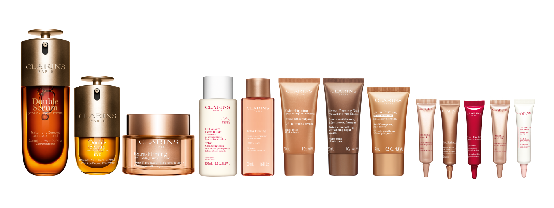 CLARINS | 黃金抗老三部曲套裝: 特價$2,840 (價值$5,281)