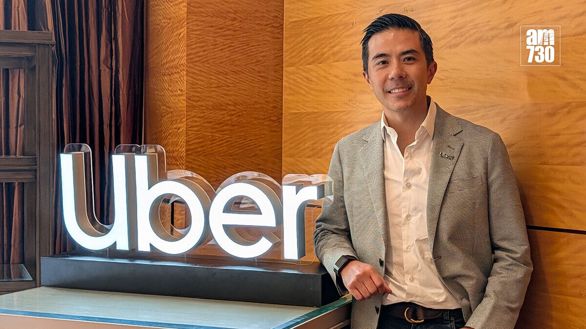 鍾志霆表示，正努力按政府程序籌備申請網約車平台牌照。(羅庸軒攝)
