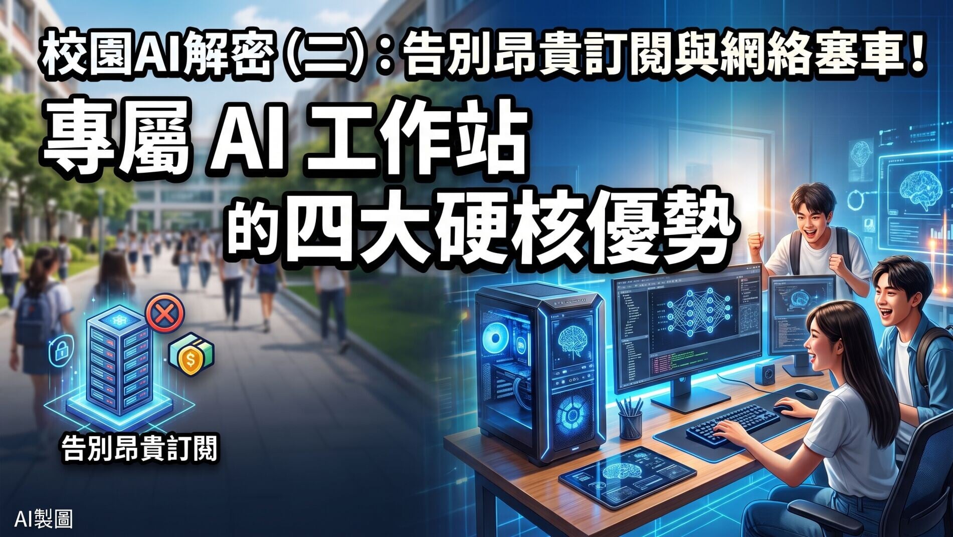 校園AI解密（二）：告別昂貴訂閱與網絡塞車！專屬 AI 工作站 的四大硬核優勢
