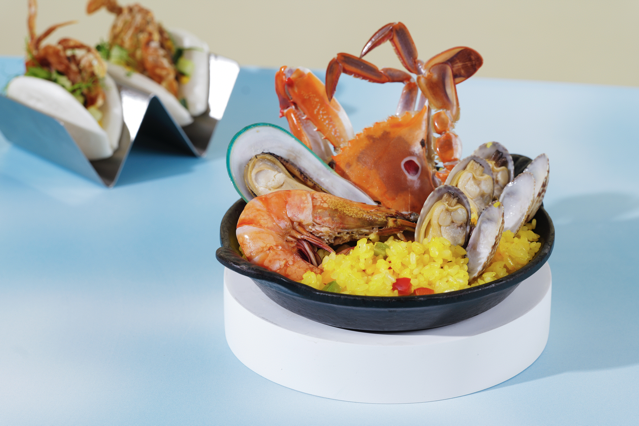 Crab Seafood Paella