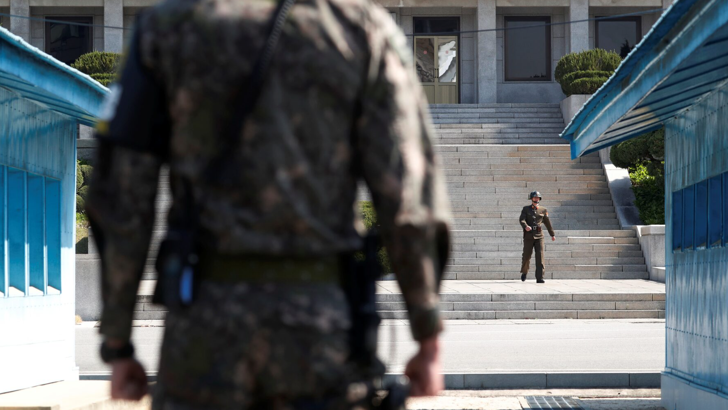 南韓軍方表示，過去一個月，北韓士兵超過20次越過軍事分界線，已超去年總和。（路透社資料圖片）