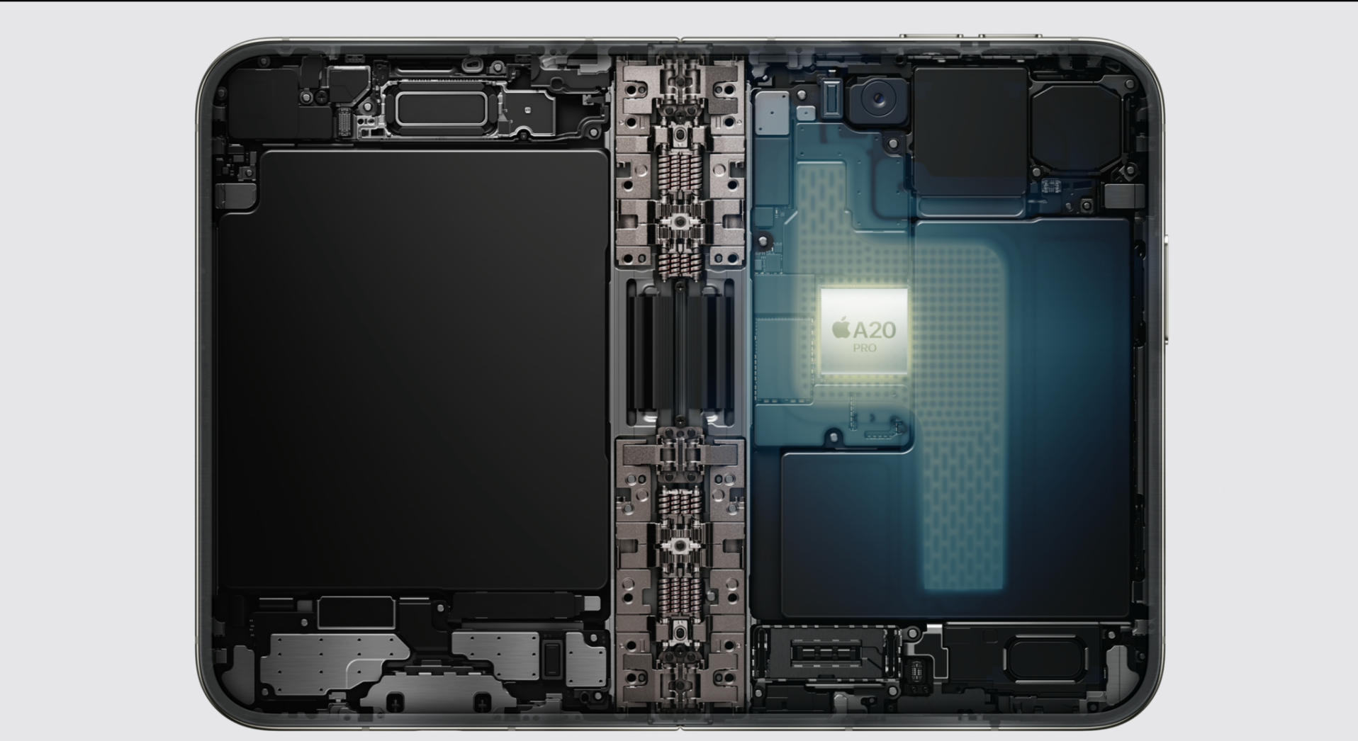 iPhone Duo採用A20 Pro晶片。