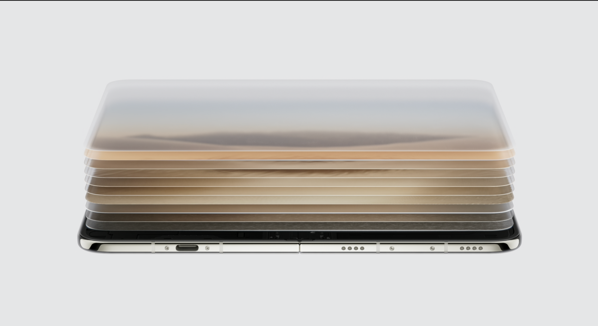 iPhone Duo屏幕採用多層組成確保耐用度。