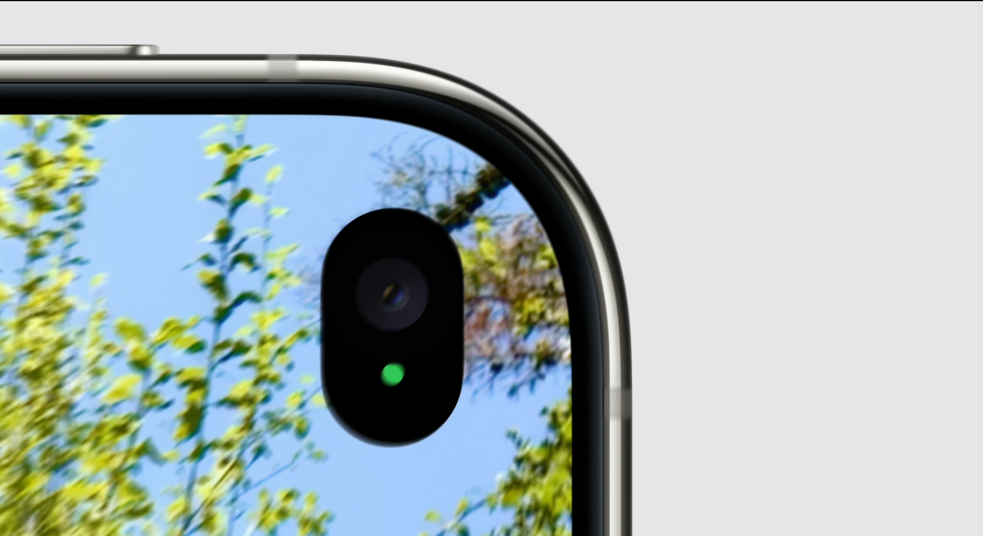 iPhone Duo前置Center Stage鏡頭。