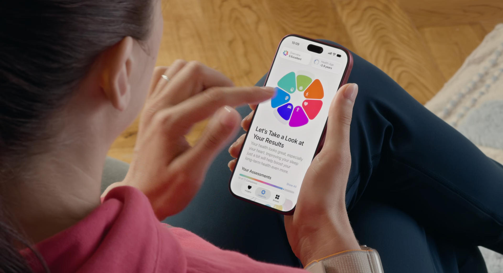 Apple Watch Series 12綜合各項健康指數。