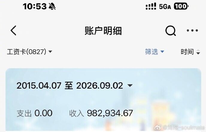 劉翔還稱,從2015年4月7日至今所有工資補助等,共收入982,935元,已於9月2日全數捐給中華慈善總會,用於西藏泥石流救災。(微博)