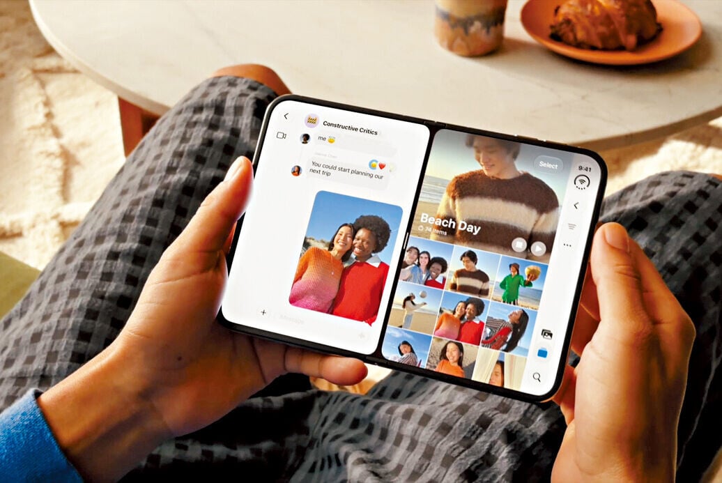 可並排使用兩個app同時應對不同工作。