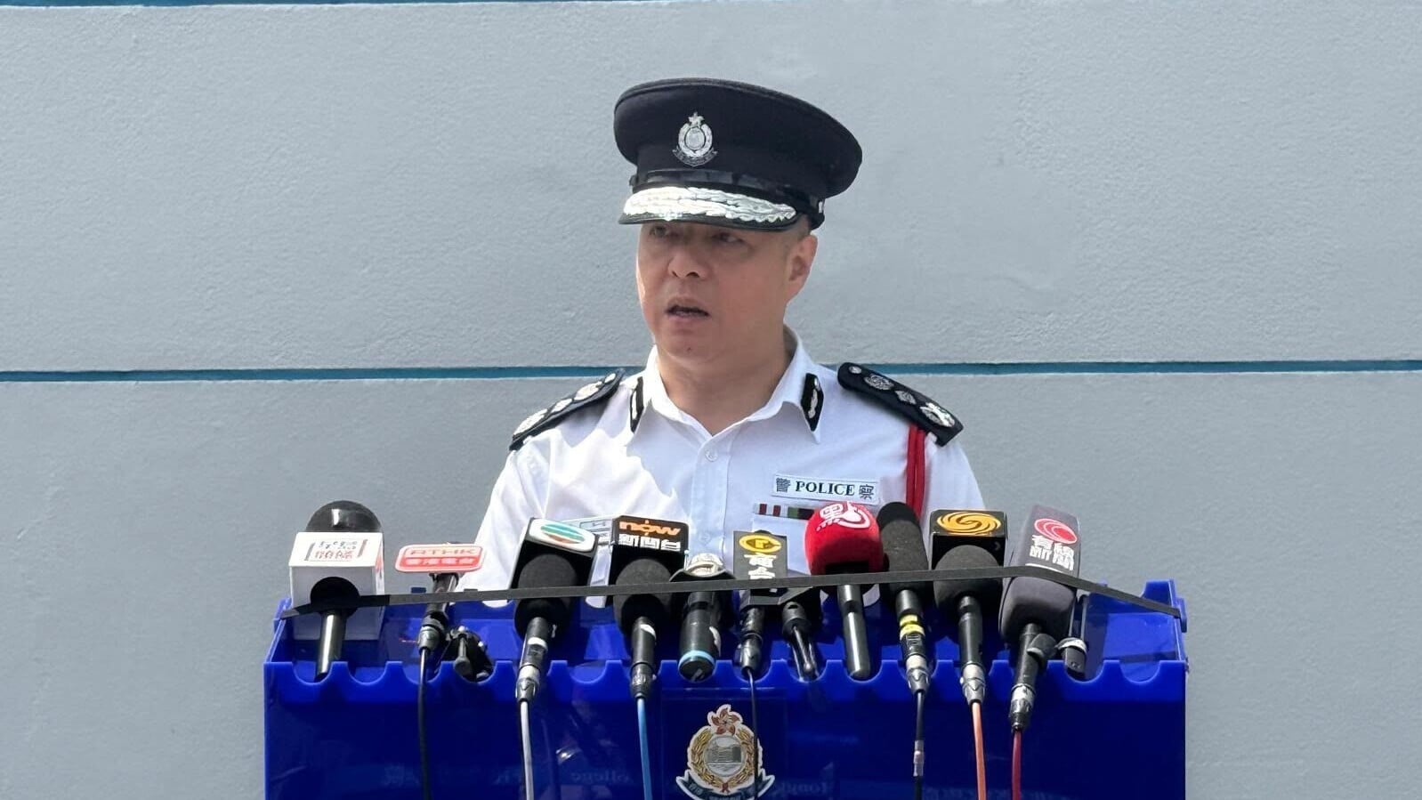 警務處處長周一鳴表示，目前整體社會氣氛平和。
