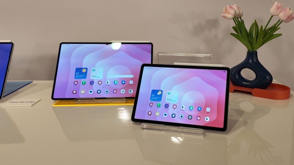 Samsung Galaxy Tab S12+平板電腦效果圖流出  S12 Ultra升級雙鏡頭（網上效果圖）