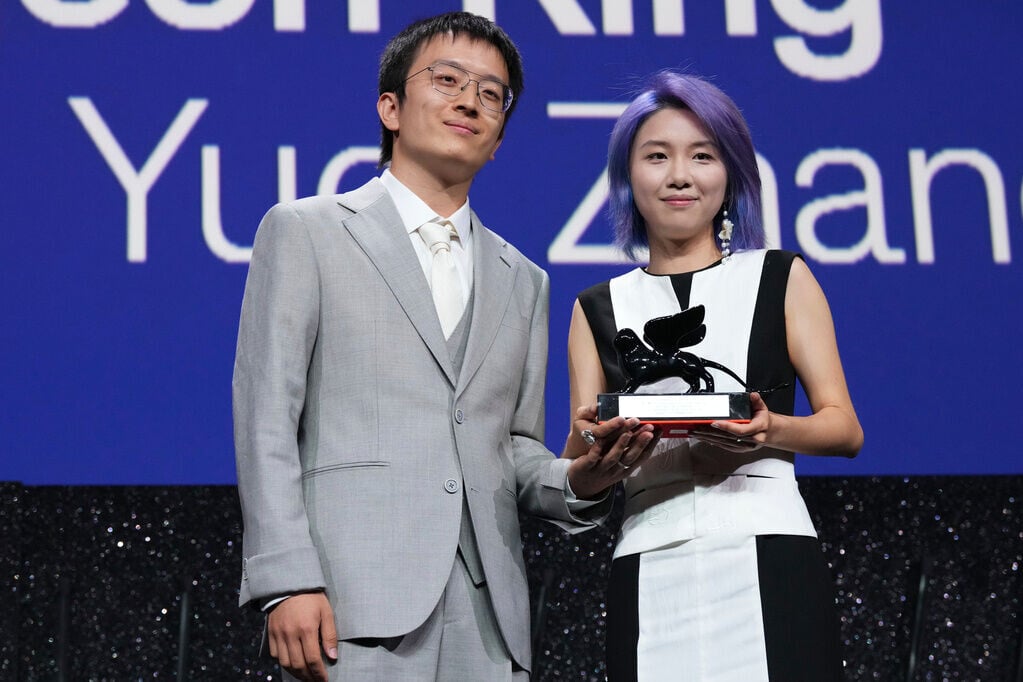 由張妤琦及陶世欣執導的《鴿環》奪得威尼斯國際電影節「威尼斯沉浸大獎」(AP)