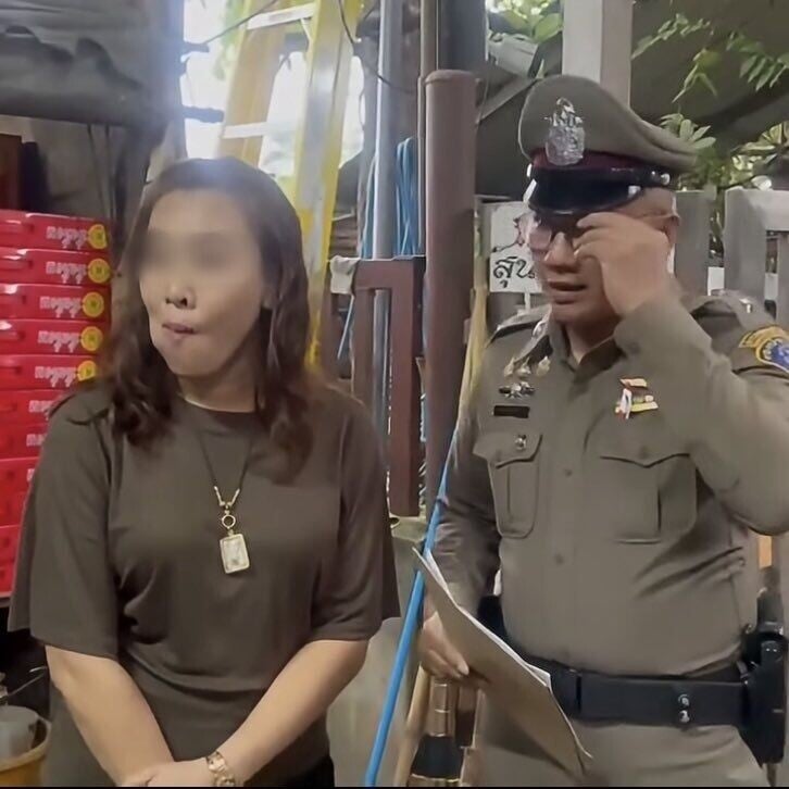 被捕的龍婆卓女弟子蓬雅薇。(X)