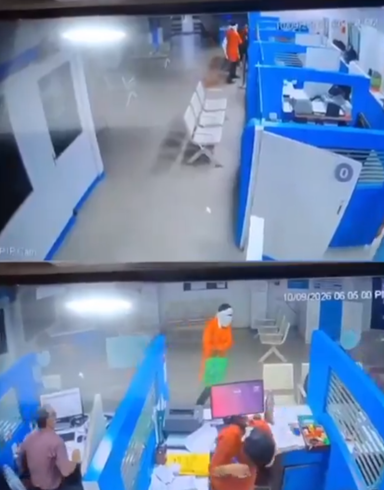 持「辣椒粉」打劫銀行 印男戴面具追著職員狂撒辣椒粉(有片)