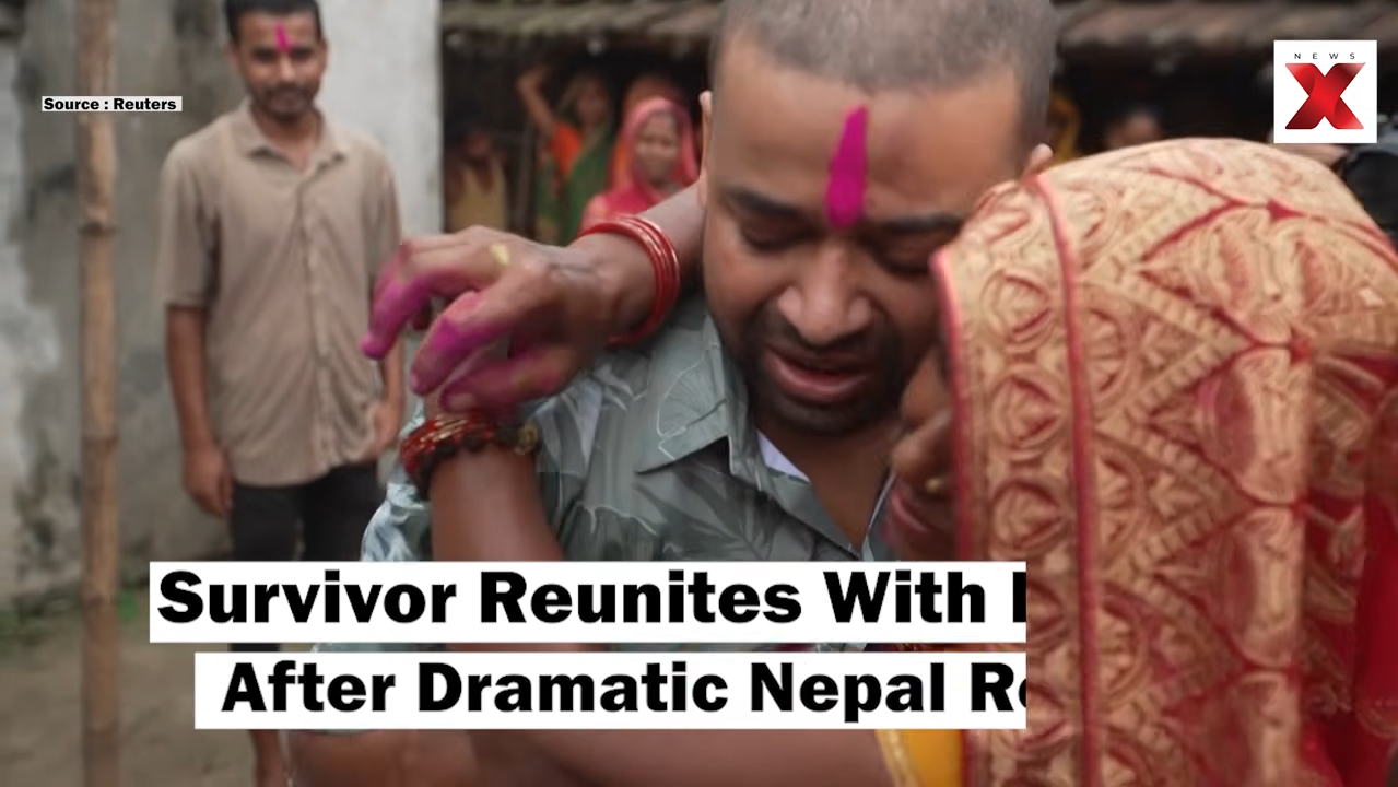 Nepal Flood Survivor Sanjay Sah Returns Home After 9 Days Trapped In Tunnel NewsX 0 10 screenshot
