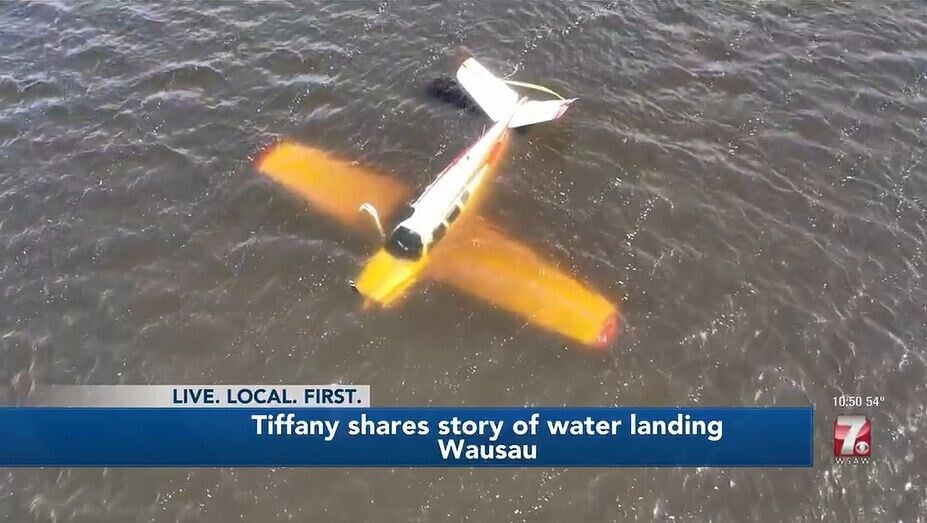 美國眾議員蒂法尼乘小型飛機迫降湖泊
