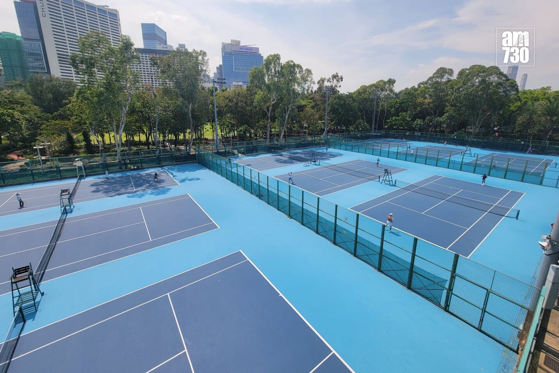 施政報告研把維園網球場主場及其附帶設施,重建為具標誌性的全天候多用途場館,舉辦更大型和更高級別的體育賽事(林俊源攝)