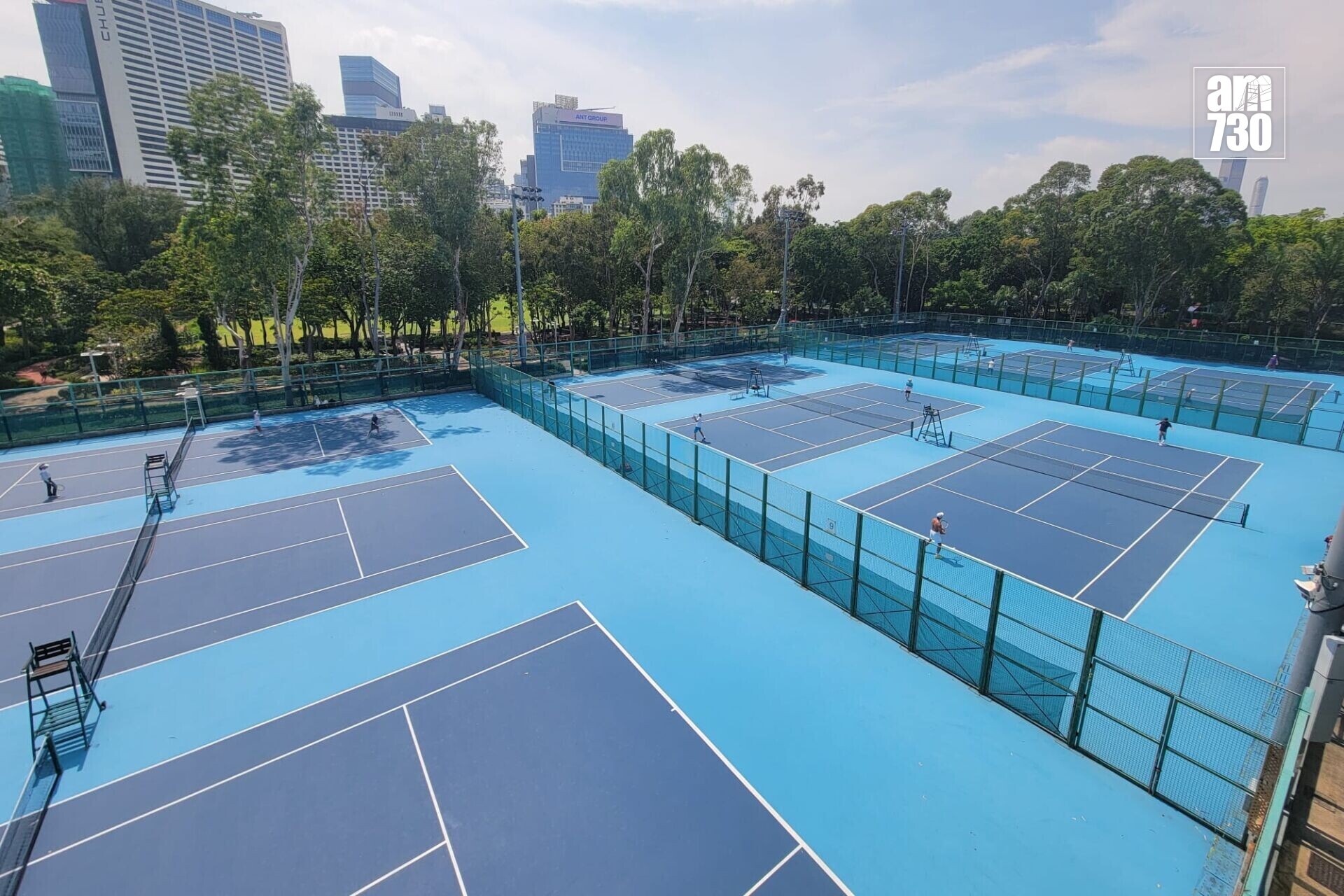 施政報告研把維園網球場主場及其附帶設施,重建為具標誌性的全天候多用途場館,舉辦更大型和更高級別的體育賽事(林俊源攝)