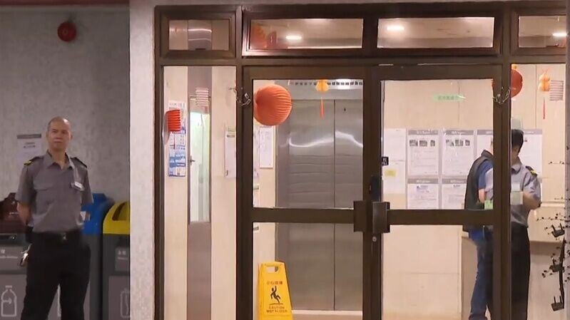 杏花邨婦人死亡頸有刀傷，52歲丈夫涉謀殺被捕。(有線新聞截圖)